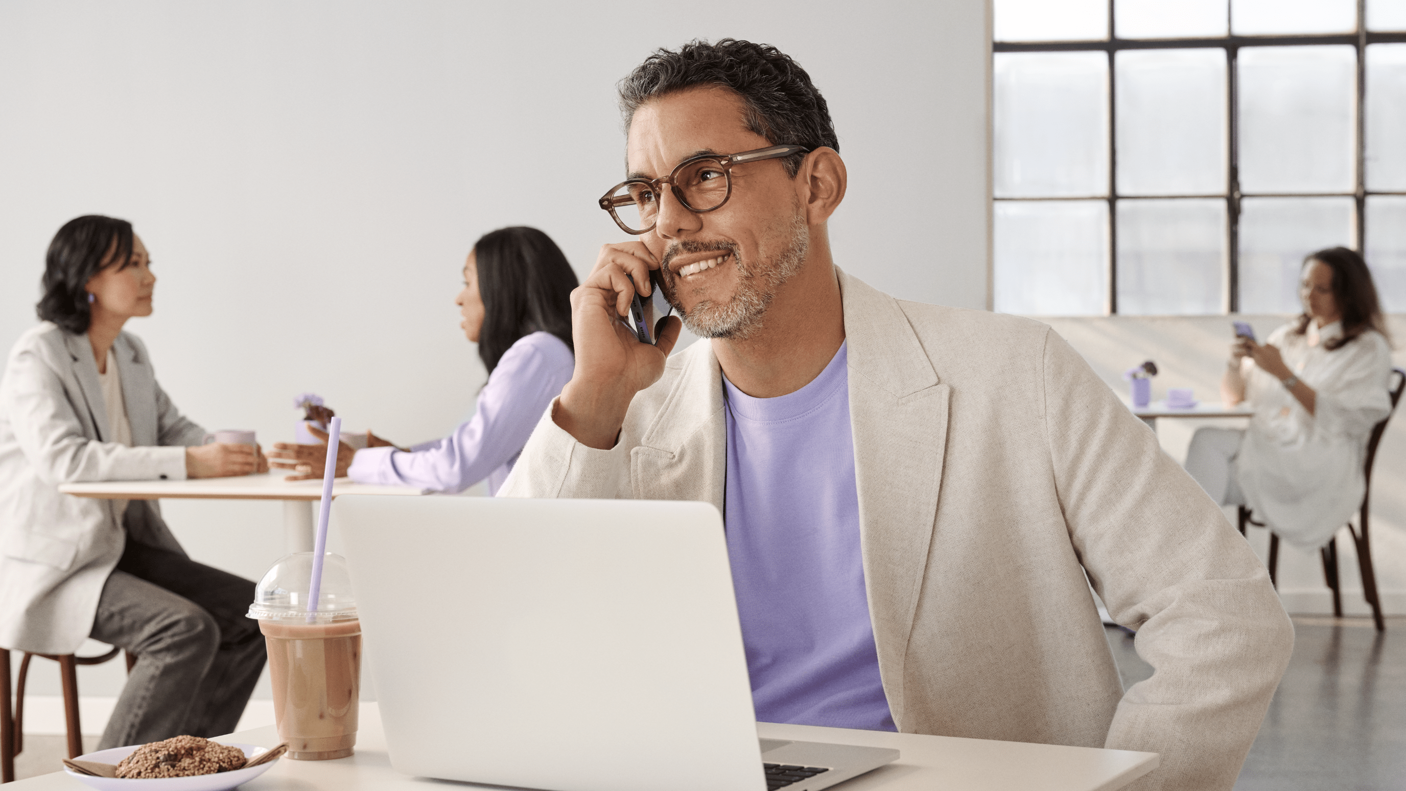 man talkiging via the phone