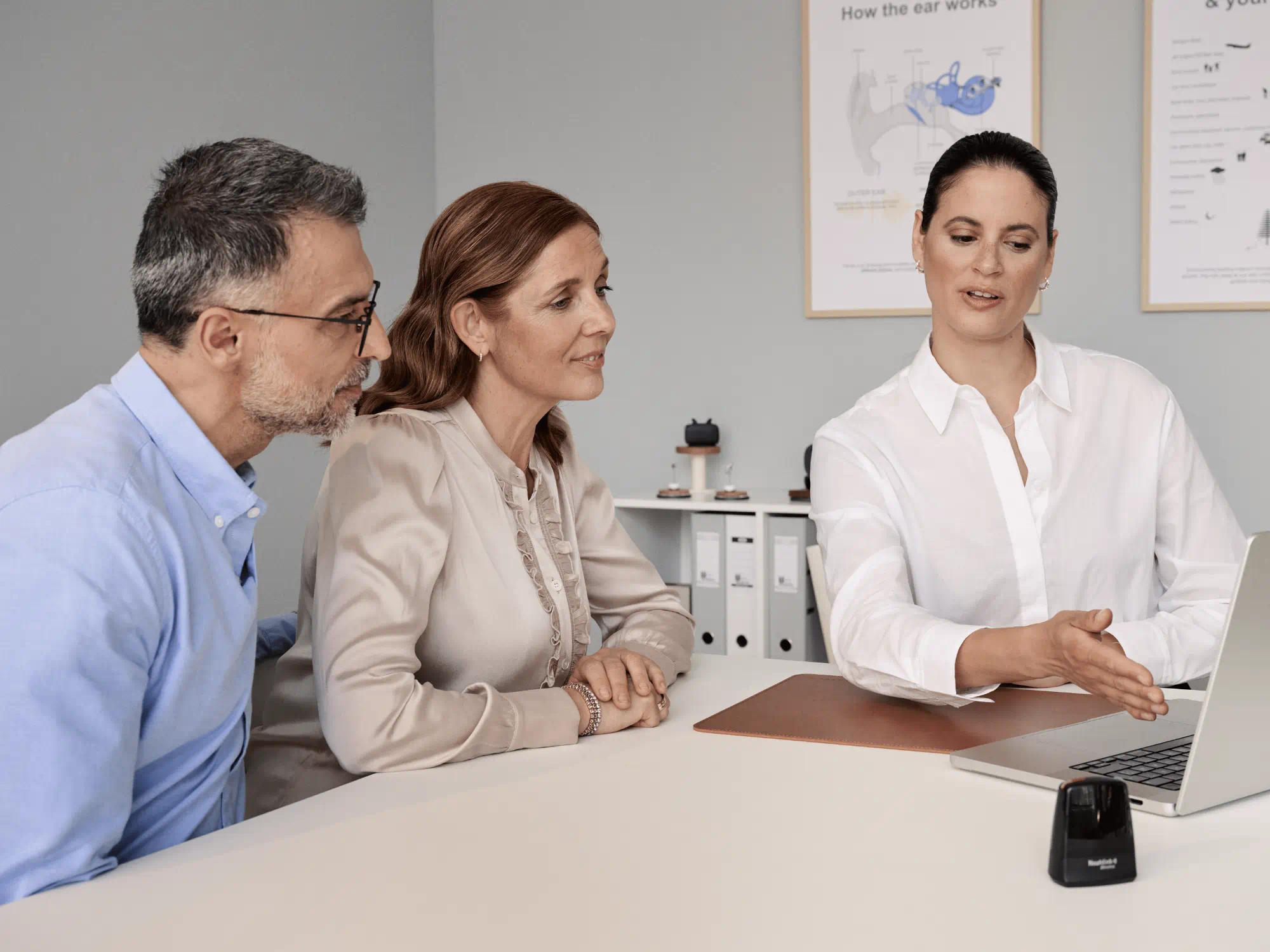 audiology consultation product selection