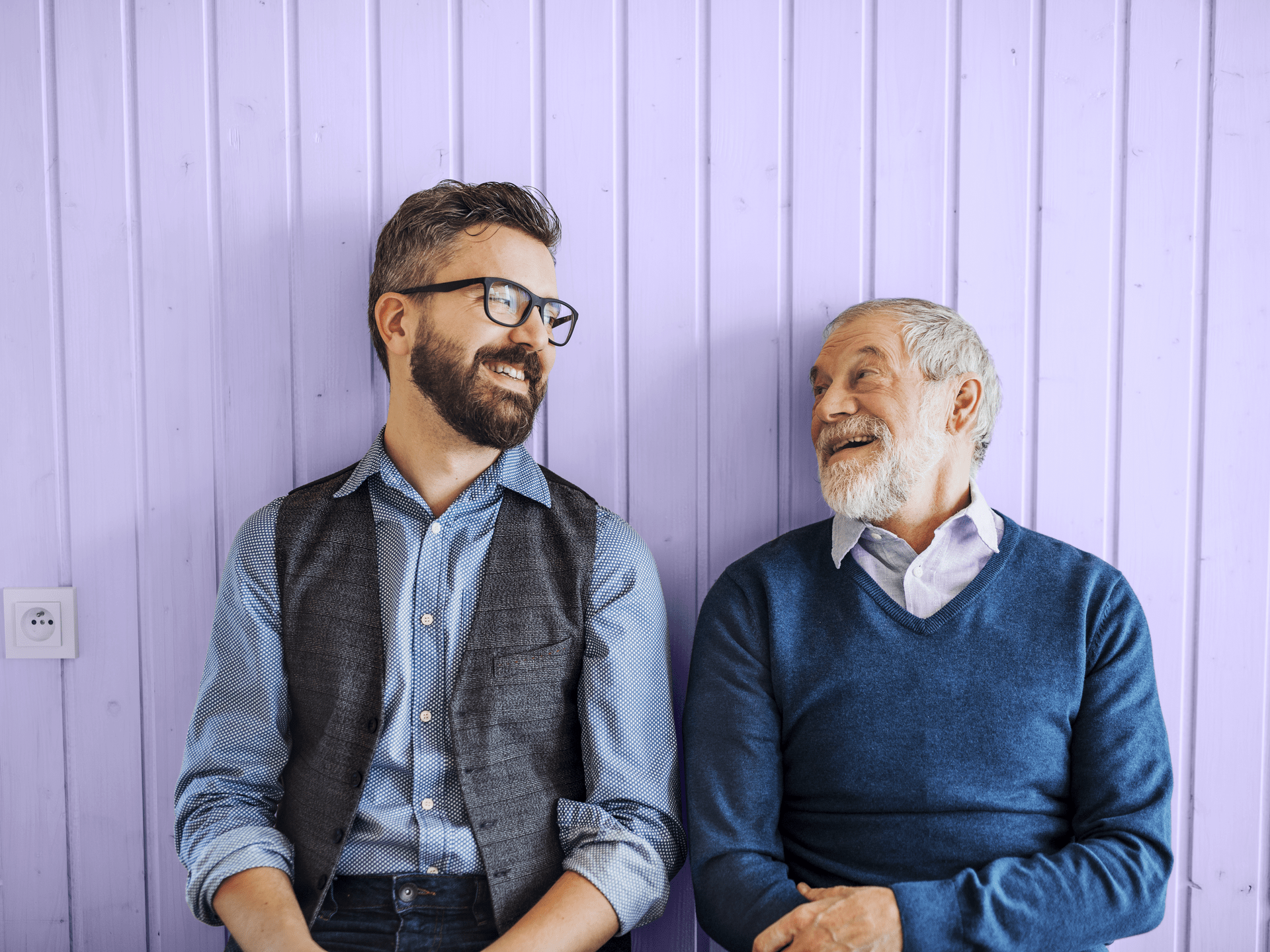 Hearing aids help you interact with your son