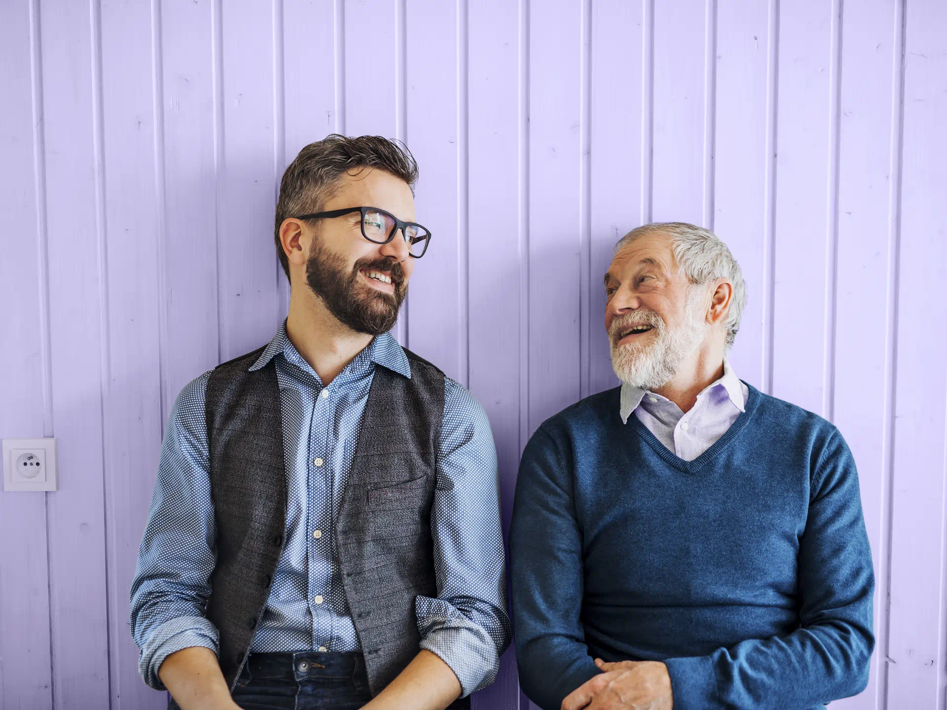 Hearing aids help you interact with your son