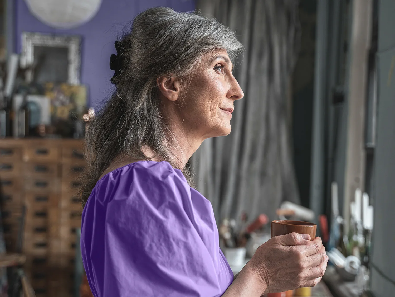 Woman wondering if it's time for a hearing aid replacement