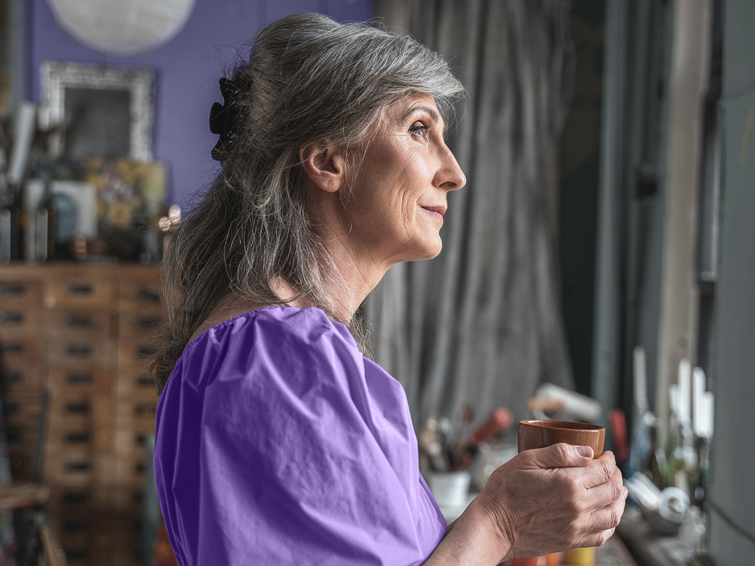 Woman wondering if it's time for a hearing aid replacement