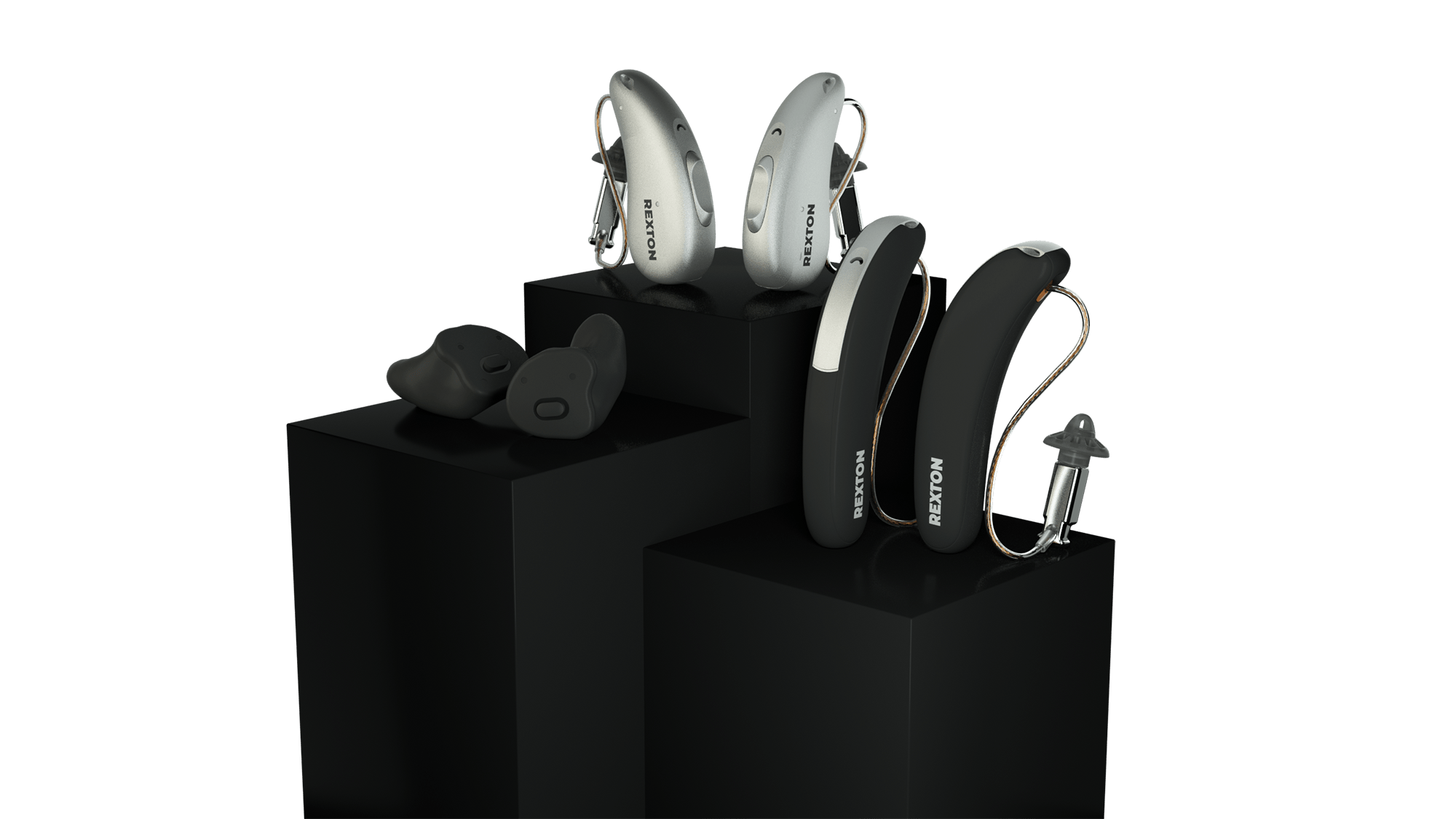 Rexton BiCore platform with a hearing aid range covering mild to severe hearing loss 