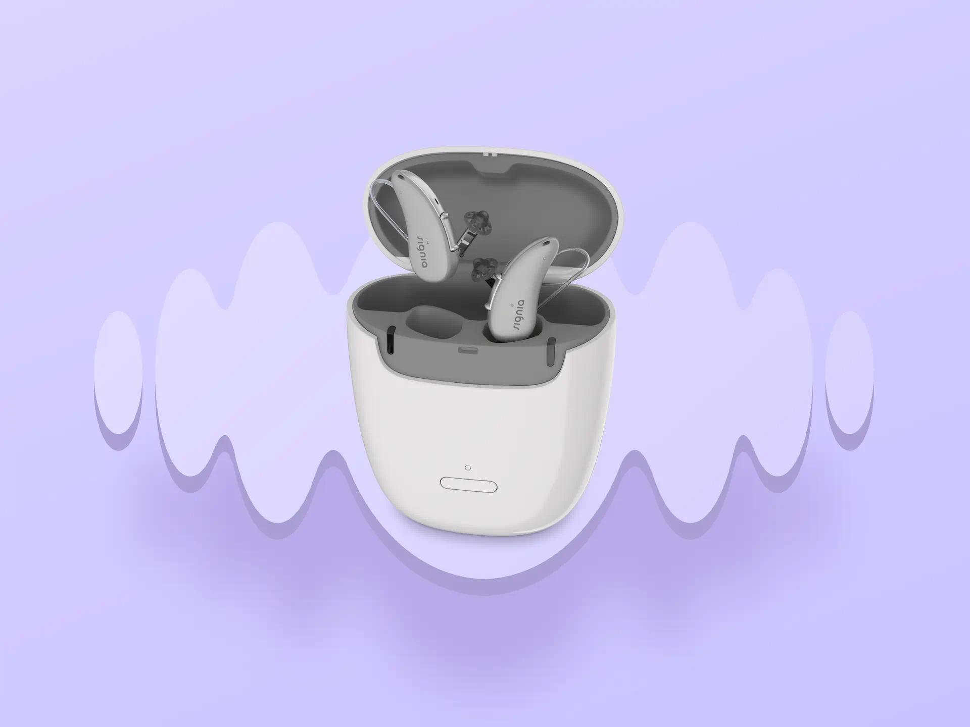 Pure CnG AX Portable Charger Signia hearing aids