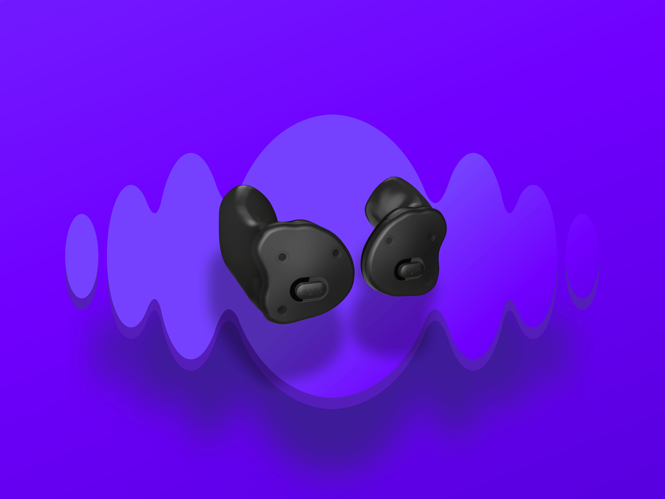 Insio AX Black Double Signia Hearing aids