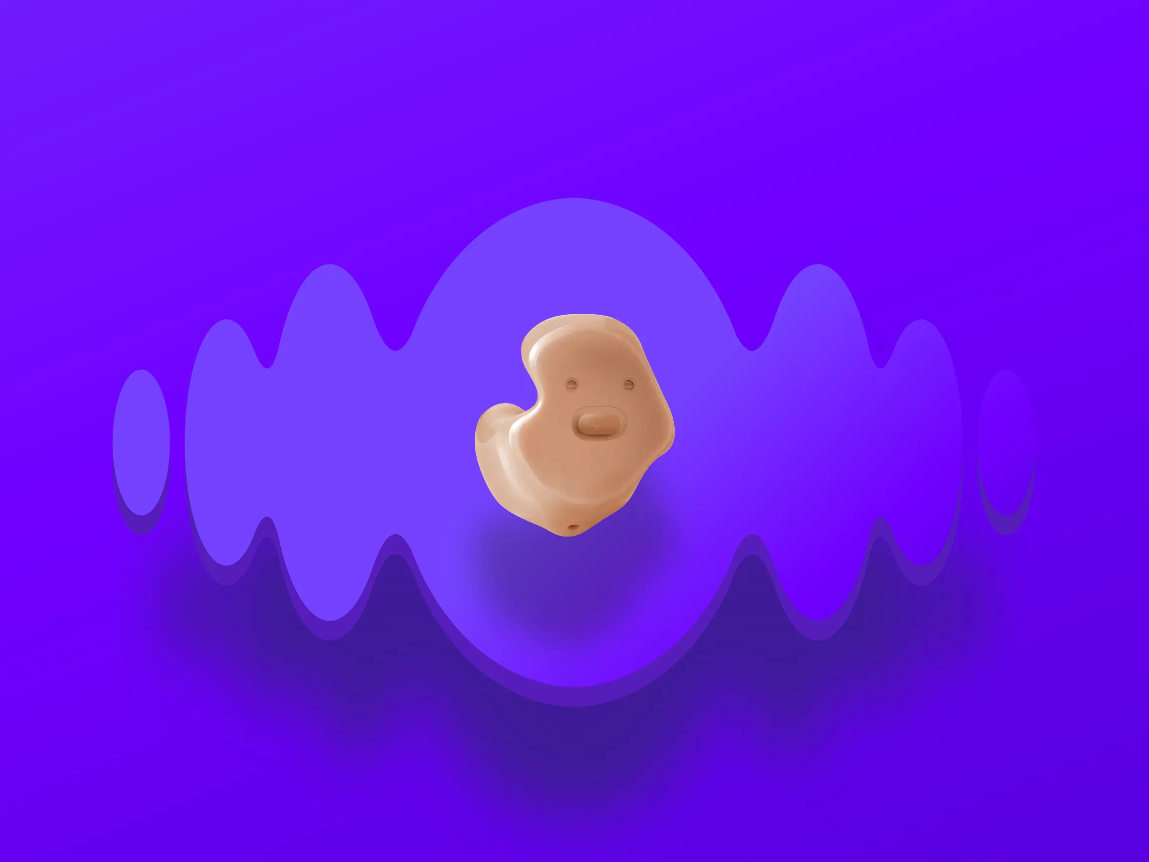 Insio ITE AX tan  Signia Hearing aids