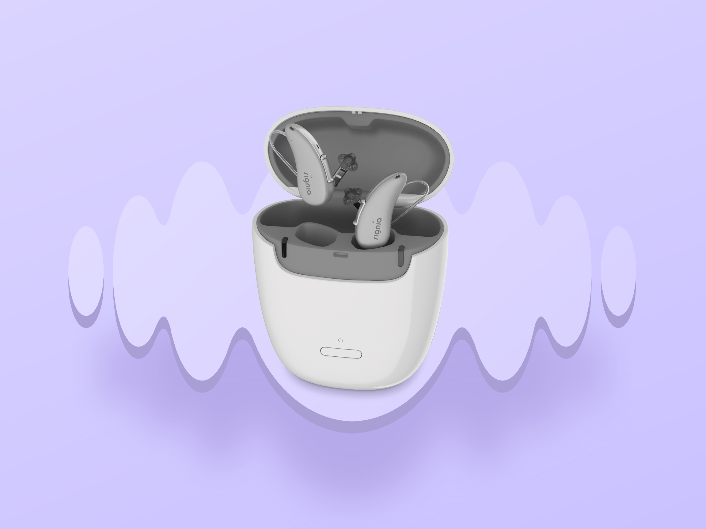 Pure CnG AX portable charger Signia Hearing aids