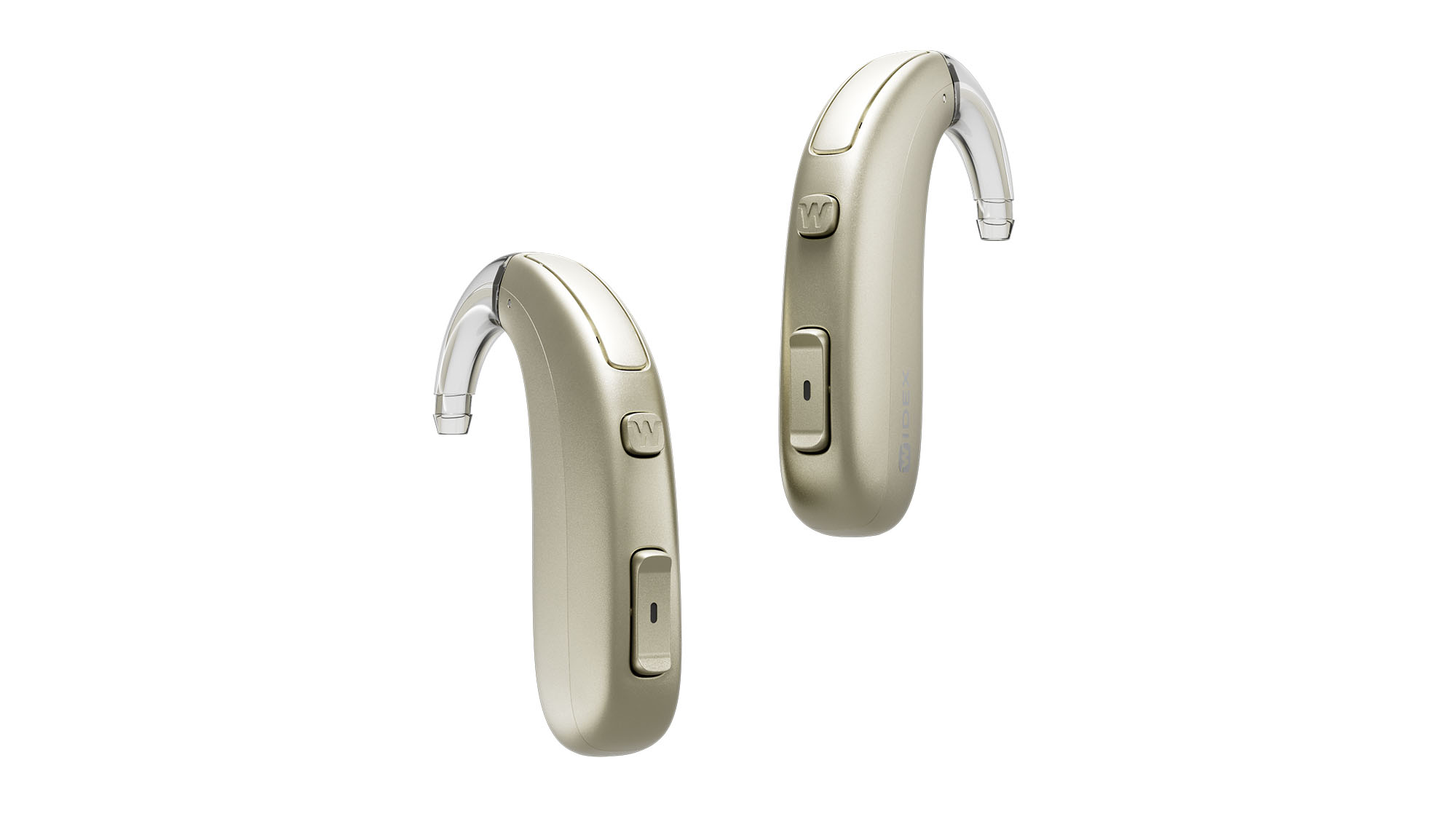 Widex Allure BTE R D hearing aids colour honey blonde - behind the ear aid