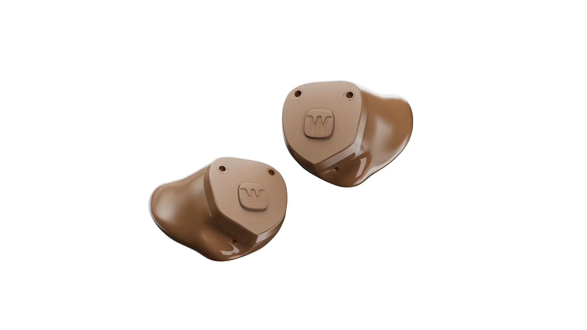 Widex Allure ITE R D hearing aids in colour clay brown - nearly invisible in-the-ear
