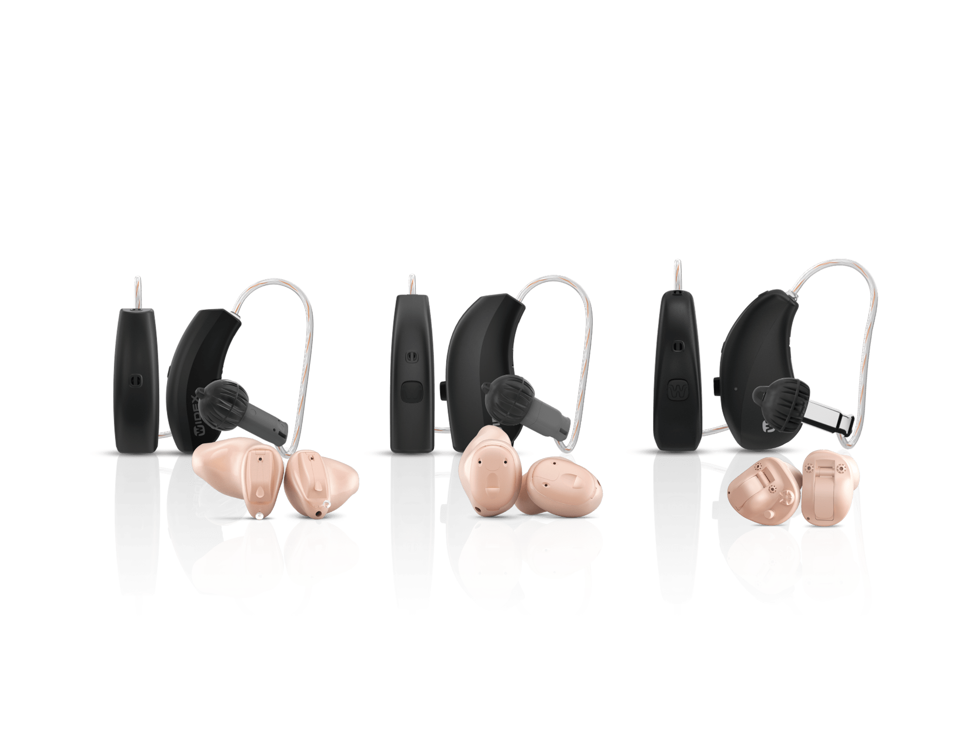 Widex Moment hearing aids for different types of hearing loss