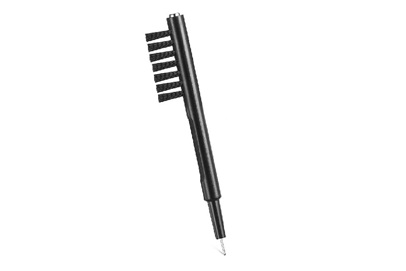 Hearing aid cleaning brush