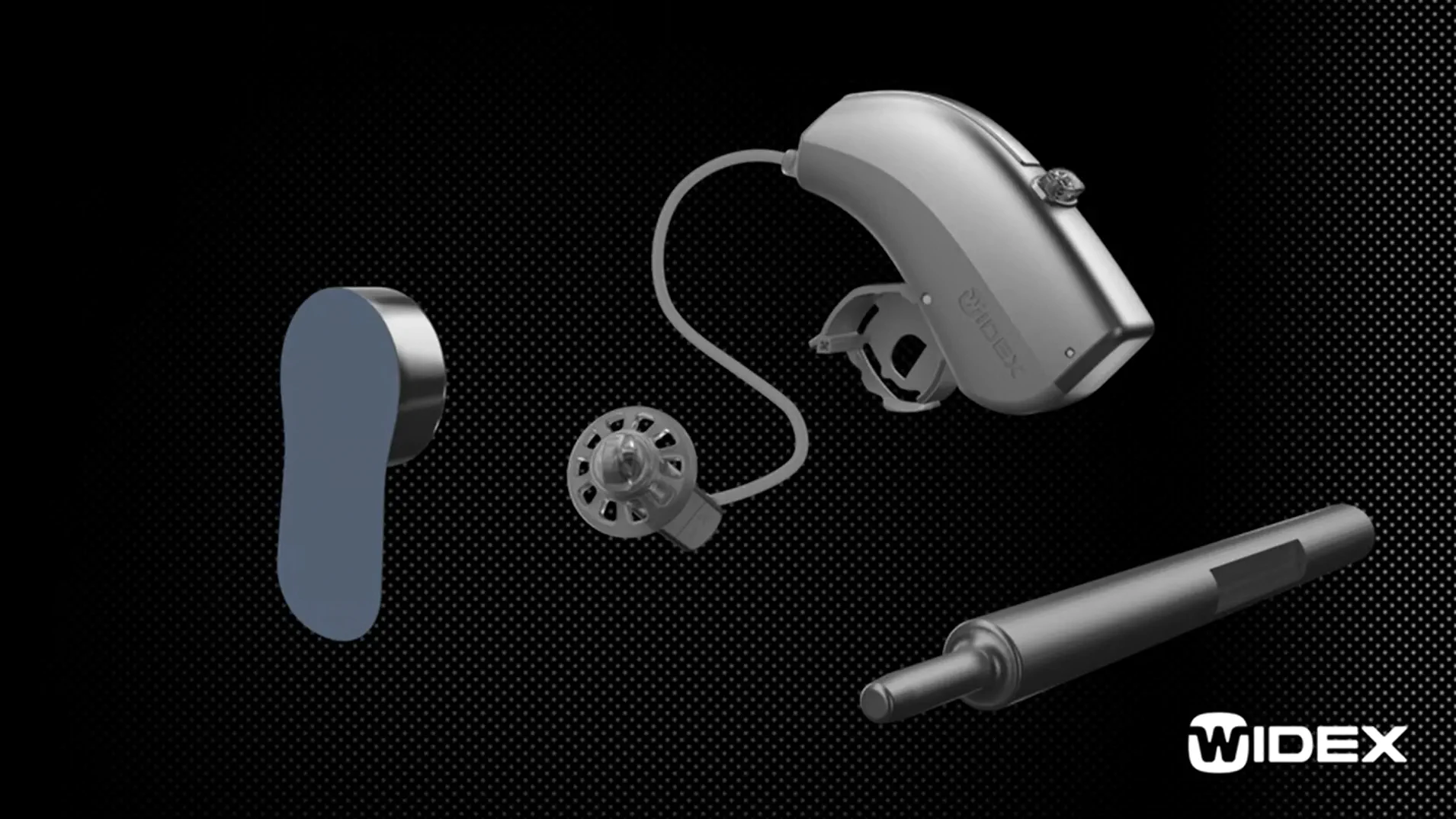 Hearing aids BTE battery change.