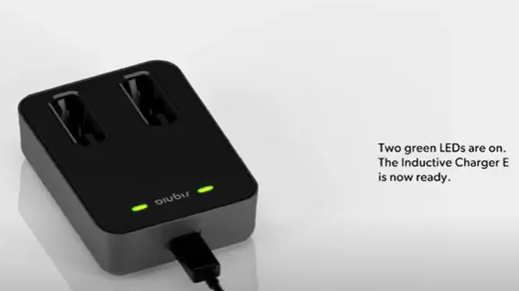 How to charge Motion Charge&Go with Inductive Charger E