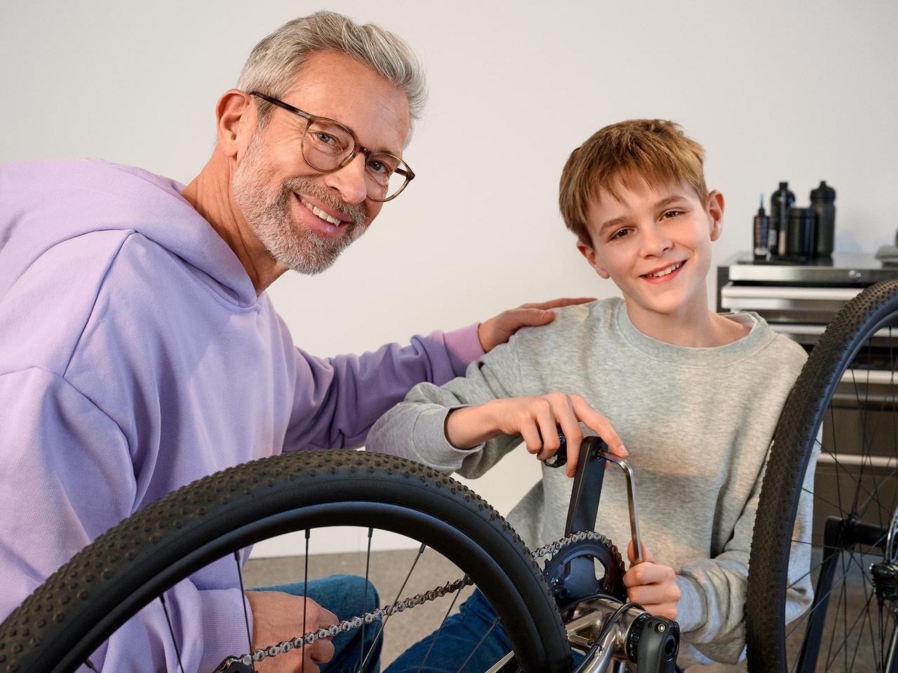 Replacing parts on hearing aids is as easy as fixing the bike