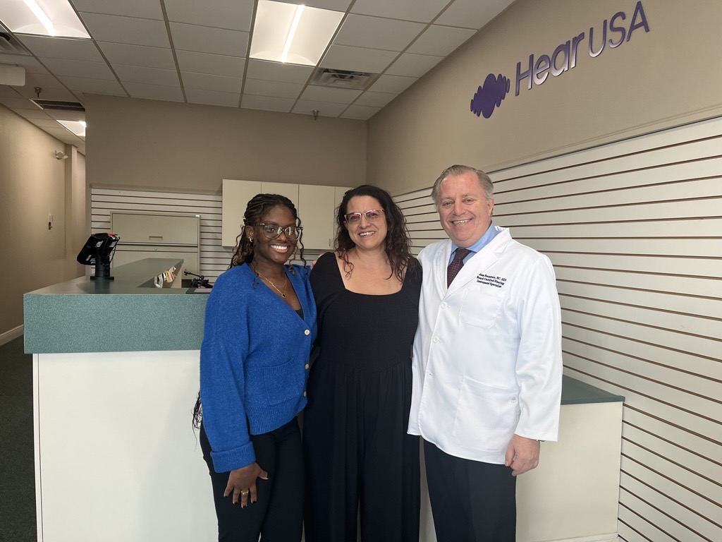 Mickey Lafontant with client and HCP Adam Bernstein