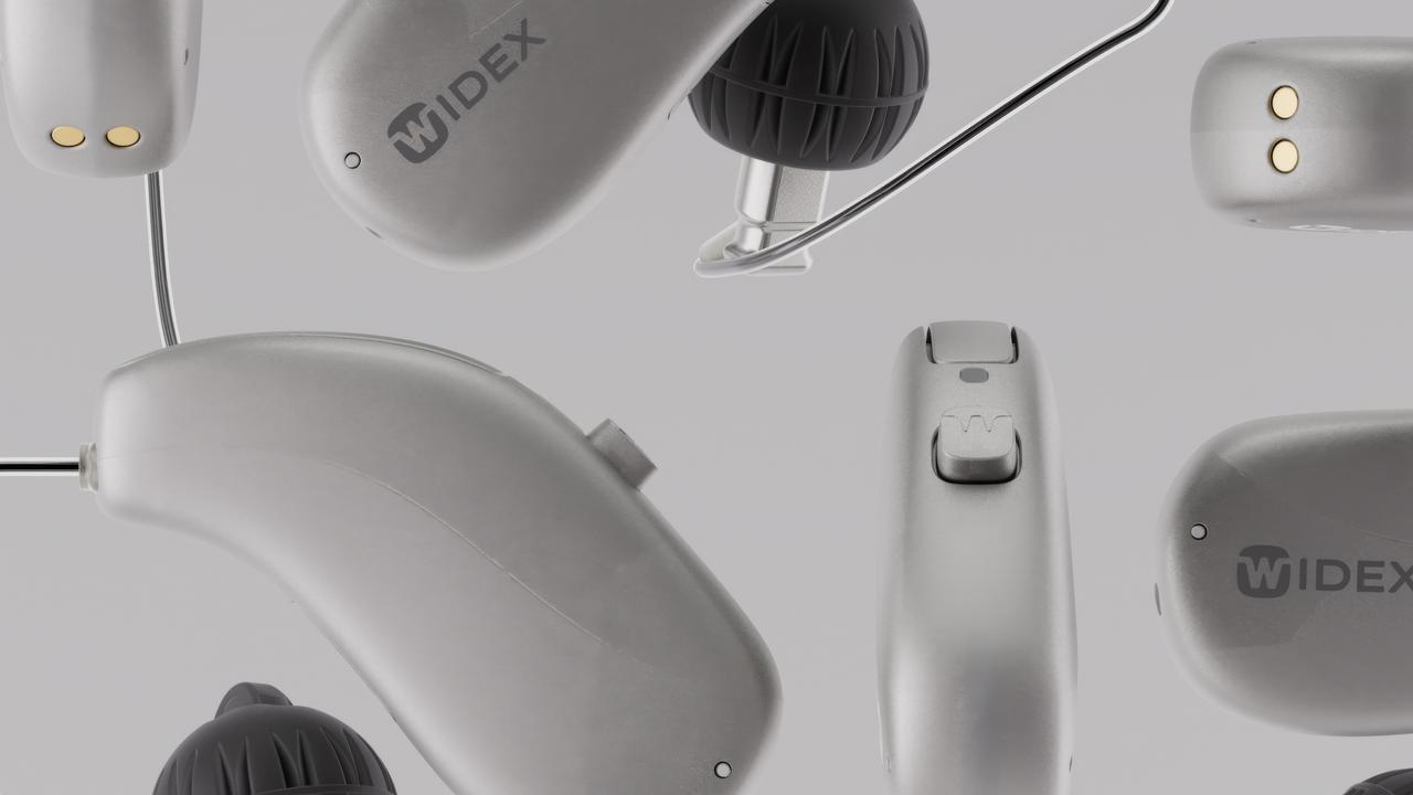 widex allure hearing aids silver