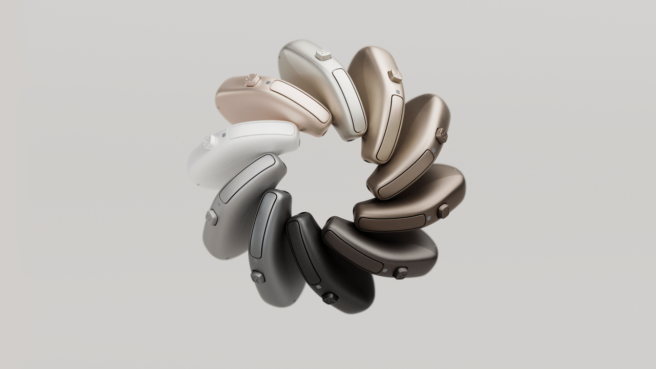 widex allure hearing aids color range