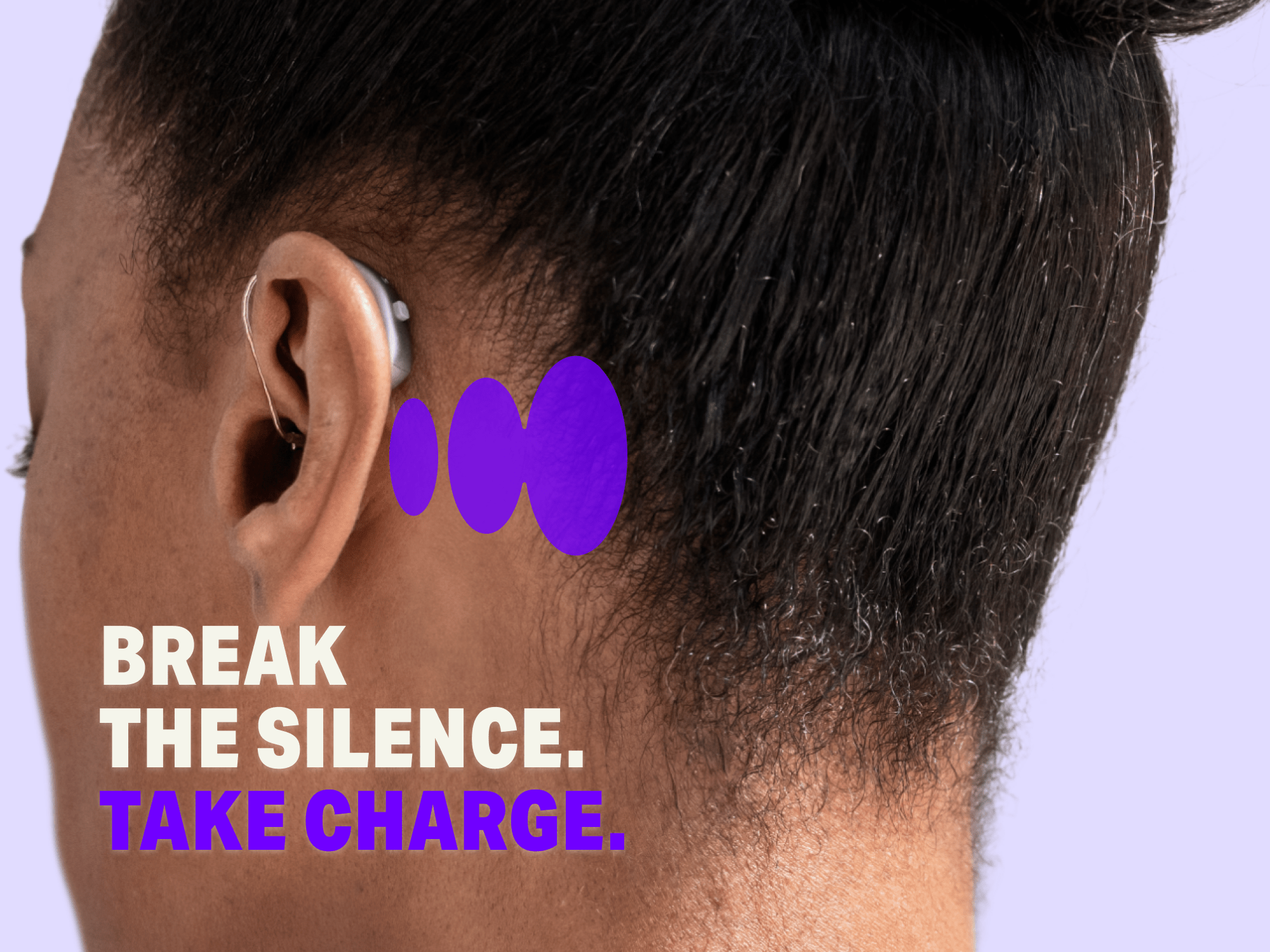 break the silence. take charge