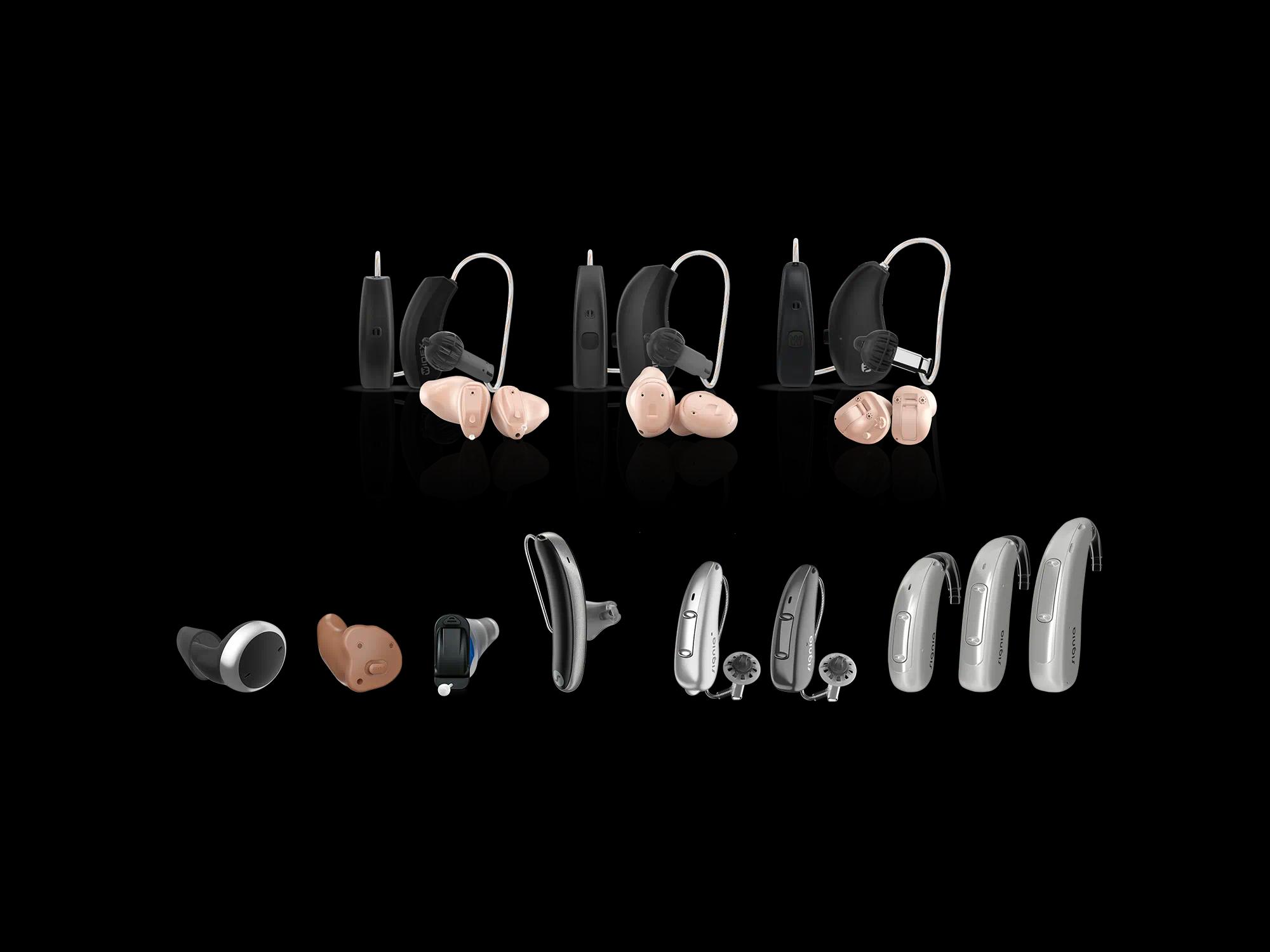 Many different hearing aid types, sizes and form factors to suit your need